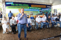 O governador Carlos Massa Ratinho Junior esteve nesta sexta-feira (19) no município de Ivaiporã e confirmou o repasse de R$ 36,1 milhões para obras de infraestrutura urbana e rodoviária. Foto: Ari Dias/AEN