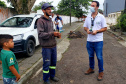 Portos do Paraná coordena ação de educação ambiental em Paranaguá. Foto: Portos do Paraná
