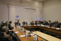 O vice governador Darci Piana e o Diretor Presidente da Invest Paraná, Eduardo Bekin participam  nesta segunda-feira  (29), de audiencia com o presidente da Câmara de Comércio e Indústria Brasil Coreia do Sul  no Palacio Iguacu.   Curitiba, 29/11/2021 -  Foto: Geraldo Bubniak/AEN