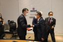 O vice governador Darci Piana e o Diretor Presidente da Invest Paraná, Eduardo Bekin participam  nesta segunda-feira  (29), de audiencia com o presidente da Câmara de Comércio e Indústria Brasil Coreia do Sul  no Palacio Iguacu.   Curitiba, 29/11/2021 -  Foto: Geraldo Bubniak/AEN