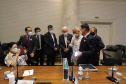 O vice governador Darci Piana e o Diretor Presidente da Invest Paraná, Eduardo Bekin participam  nesta segunda-feira  (29), de audiencia com o presidente da Câmara de Comércio e Indústria Brasil Coreia do Sul  no Palacio Iguacu.   Curitiba, 29/11/2021 -  Foto: Geraldo Bubniak/AEN