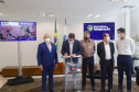 09.11.2021 - Governador Carlos Massa Ratinho Junior assina programa Estradas da Integração.