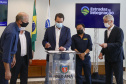 09.11.2021 - Governador Carlos Massa Ratinho Junior assina programa Estradas da Integração.