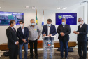 09.11.2021 - Governador Carlos Massa Ratinho Junior assina programa Estradas da Integração.