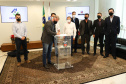 O governador Carlos Massa Ratinho Junior assinou nesta terça-feira (23) a liberação de mais R$ 71,7 milhões para o programa Casa Fácil Paraná, que financia o valor de entrada de moradias a famílias com renda de até três salários mínimos. Campo Largo. Foto: Ari Dias/ AEN.
