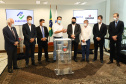 O governador Carlos Massa Ratinho Junior assinou nesta terça-feira (23) a liberação de mais R$ 71,7 milhões para o programa Casa Fácil Paraná, que financia o valor de entrada de moradias a famílias com renda de até três salários mínimos. Cascavel. Foto: Ari Dias/ AEN.