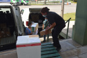 Estado distribui mais 474 mil vacinas contra a Covid-19 . Foto: Américo Antonio/SESA