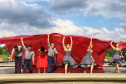 No último sábado, o público pôde conferir o balé “Carmen” no Parque Tanguá. O tradicional ponto turístico de Curitiba ganhou um novo ritmo, embalado pela cigana sedutora e seus amores e tragédias.Foto: José Fernando Ogura/AEN