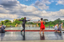 No último sábado, o público pôde conferir o balé “Carmen” no Parque Tanguá. O tradicional ponto turístico de Curitiba ganhou um novo ritmo, embalado pela cigana sedutora e seus amores e tragédias.Foto: José Fernando Ogura/AEN