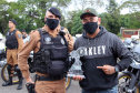 Policiais militares se formam no curso de rondas ostensivas com motocicletas. Foto:PMPR