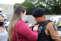 Policiais militares se formam no curso de rondas ostensivas com motocicletas. Foto:PMPR