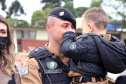 Policiais militares se formam no curso de rondas ostensivas com motocicletas. Foto:PMPR