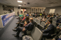 Nesta segunda-feira (22), o ministro Guilherme Caputo Bastos, do Tribunal Superior do Trabalho (TST), visitou a sede da Portos do Paraná, onde participou do II Seminário sobre Trabalho Portuário. Organizado pelo Órgão Gestor de Mão-de-Obra do Trabalhador Portuário Avulso (OGMO) de Paranaguá, o evento teve apoio da administração dos portos de Paranaguá e Antonina. - Paranaguá, 22/11/2021 - Foto: Claudio Neves/Portos do Paraná