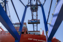 Terminal de contêineres do Porto de Paranaguá alcança marca de 1 milhão de unidades movimentadas