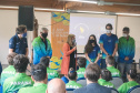 A manhã da última terça-feira, 09, foi de homenagens na Superintendência Geral de Esporte do Governo do Paraná. Após a delegação paranaense voltar campeã dos Jogos Escolares Brasileiros (JEBS) no Rio de Janeiro, os estudantes-atletas receberam uma novidade:  os participantes dos JEBS estão classificados para as bolsas-atletas, categoria formador, na edição 2022 do Programa Geração Olímpica e Paralímpica (GOP). - Curitiba, 09/11/2021 - Foto: Paraná Esporte