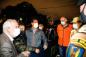 Primeira apresentação do Natal no Palácio Iguaçu é um espetáculo de fogos, luzes e música