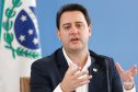 O governador Carlos Massa Ratinho Junior e secretários de Estado apresentam nesta sexta-feira (26), em conjunto com a Polícia Rodoviária Federal, detalhes do plano de operação para o fim da concessão das rodovias paranaenses, que ocorre neste final de semana.  - 26/11/2021 - Foto:Jonathan Campos/AEN