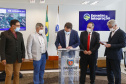 09.11.2021 - Governador Carlos Massa Ratinho Junior assina programa Estradas da Integração.