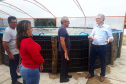 O secretário da Agricultura e do Abastecimento, Norberto Ortigara visita a Villa Peixes, em Curitiba. Foto:SEAB