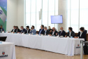 O governador Carlos Massa Ratinho Junior participa nesta quinta-feira(9),  de reuniao do comitê de ESG no Palacio Iguaçu - 09/12/2021 - Foto: Geraldo Bubniak/AEN