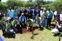 Em Foz do Iguaçu, governador acompanha plantio da 24ª milionésima árvore pela Itaipu Binacional