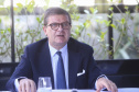 Embaixador da Itália no Brasil, Francesco Azzarello e Cônsul-Geral da Itália em Curitiba, Salvatore Di Venezia - Curitiba, 24/01/2022
