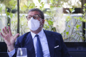 Embaixador da Itália no Brasil, Francesco Azzarello e Cônsul-Geral da Itália em Curitiba, Salvatore Di Venezia - Curitiba, 24/01/2022