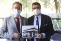 Embaixador da Itália no Brasil, Francesco Azzarello e Cônsul-Geral da Itália em Curitiba, Salvatore Di Venezia - Curitiba, 24/01/2022