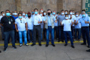 Governador Carlos Massa Ratinho Junior entrega veículos para a Vigilância Ambiental.