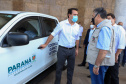Governador Carlos Massa Ratinho Junior entrega veículos para a Vigilância Ambiental.