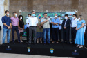 Governador Carlos Massa Ratinho Junior entrega veículos para a Vigilância Ambiental.