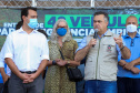 Governador Carlos Massa Ratinho Junior entrega veículos para a Vigilância Ambiental.