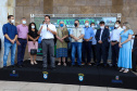 Governador Carlos Massa Ratinho Junior entrega veículos para a Vigilância Ambiental.
