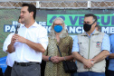 Governador Carlos Massa Ratinho Junior entrega veículos para a Vigilância Ambiental.