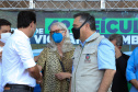 Governador Carlos Massa Ratinho Junior entrega veículos para a Vigilância Ambiental.