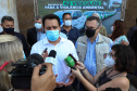 Governador Carlos Massa Ratinho Junior entrega veículos para a Vigilância Ambiental.