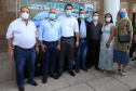 Governador Carlos Massa Ratinho Junior entrega veículos para a Vigilância Ambiental.