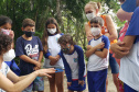 Aula prática de compostagem na Ilha do Mel