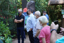 Diretores do BRDE, prefeito de Foz e parceiros visitam Parque das Aves e discutem fomento ao turismo