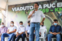 O governador Carlos Massa Ratinho Junior lança nesta sexta-feira (4) a licitação do Viaduto da PUC, em Londrina. 