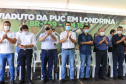 O governador Carlos Massa Ratinho Junior lança nesta sexta-feira (4) a licitação do Viaduto da PUC, em Londrina. 