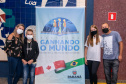 Despedida do Paraná rumo ao Canadá tem muita emoção, alegria e gratidão de estudantes e pais