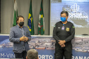 Integração a favor da segurança é debate em visita de alunos do Curso Superior da PMPR ao Porto de Paranaguá