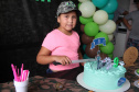No Litoral, policiais militares realizam sonho de fã mirim em festa de aniversário