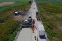 Pavimentação em concreto da PRC-280 no Sudoeste chega a 19% de conclusão