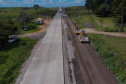 Pavimentação em concreto da PRC-280 no Sudoeste chega a 19% de conclusão