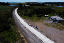 Pavimentação em concreto da PRC-280 no Sudoeste chega a 19% de conclusão