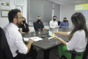 Reuniãop com a prieira dama do estado e presidente do Conselho de Ação Solidária do Paraná, Luciana Saito Massa - 