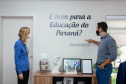 Professora de Harvard e ex-diretora de Educação do Banco Mundial palestra para educadores da Seed-PR - A professora Claudia Costin realizou nesta segunda-feira (28) uma visita técnica à Seed-PR (Secretaria de Estado da Educação e do Esporte) - Curitiba, 28/03/2022