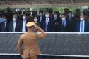 Governador Carlos Massa Ratinho Junior participa da solenidade de 51 anos da Academia Policial Militar do Guatupê - Curitiba, 08/03/2022